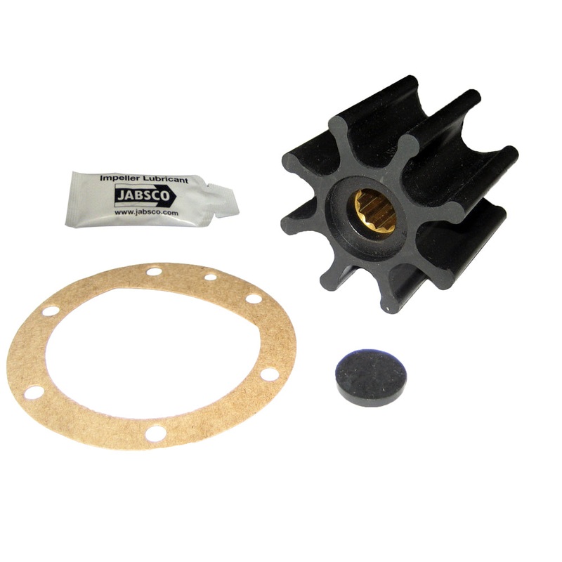 Jabsco Impeller Kit – 8 Blade – Nitrile – 2-9/16 Diameter – Spline Drive [920-0003-P]