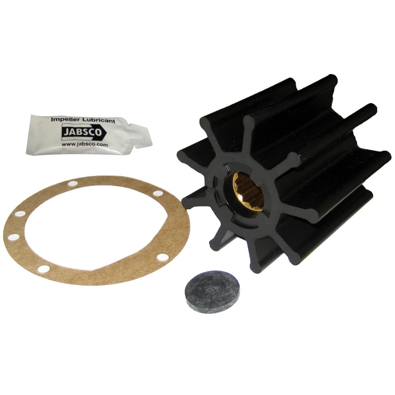 Jabsco Impeller Kit – 9 Blade – Nitrile – 3-3/4 Diameter x 3-1/2 W, 1 Shaft Diameter [6760-0003-P]