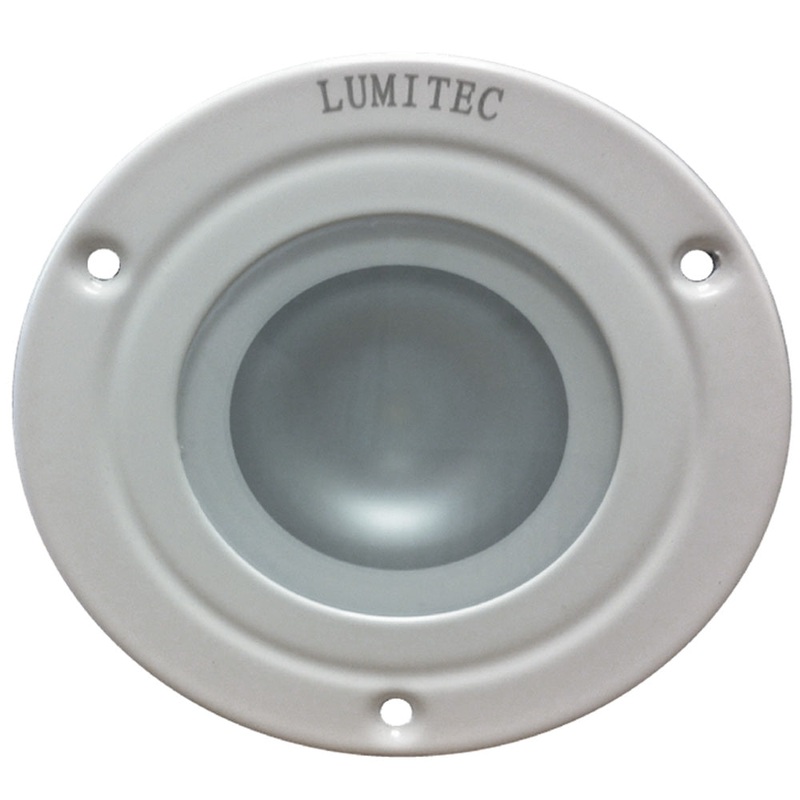 Lumitec Shadow – Flush Mount Down Light – White Finish – White Non-Dimming [114123]