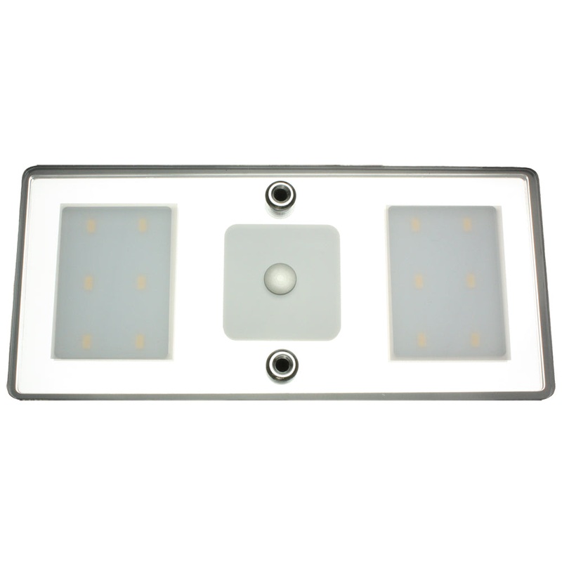 Lunasea LED Ceiling/Wall Light Fixture – Touch Dimming – Warm White – 6W [LLB-33CW-81-OT]