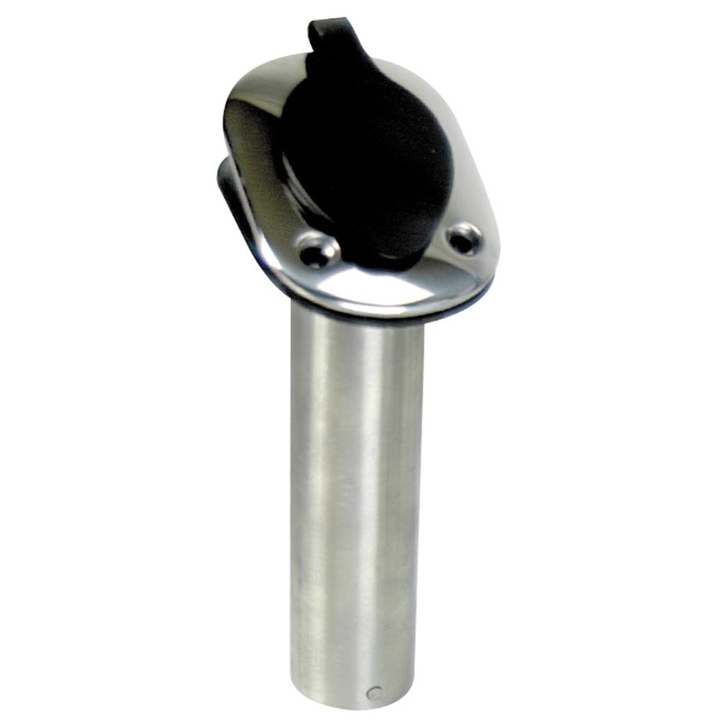 Whitecap 30 Degree Flush Mount Rod Holder – 304 Stainless Steel – 9-1/4 [S-0096B]