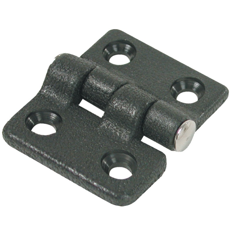 Whitecap Butt Hinge – Black Nylon – 1-1/2 x 1-3/8 [S-3034]