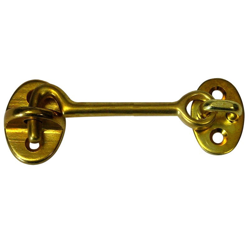 Whitecap Cabin Door Hook – Polished Brass – 3 [S-1402BC]