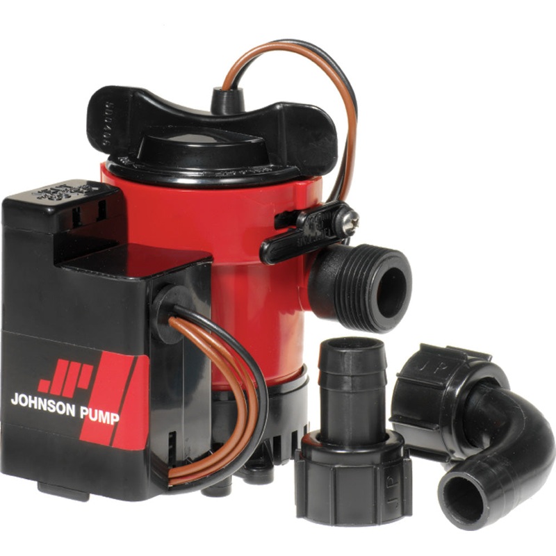 Johnson Pump Cartridge Combo 1000GPH Auto Bilge Pump w/Switch – 12V [05903-00]