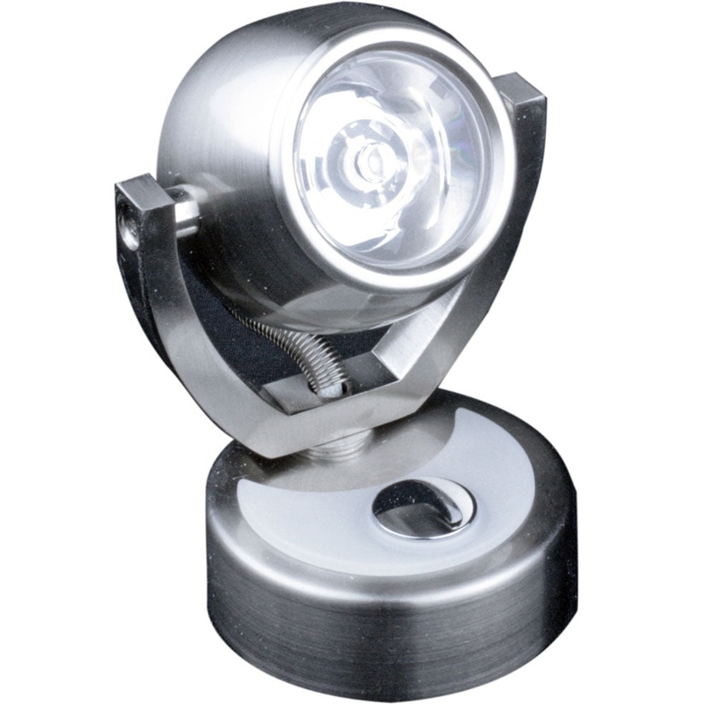 Lunasea Wall Mount LED Light w/Touch Dimming – Warm White/Brushed Nickel Finish – Rotating Light [LLB-33JW-81-OT]