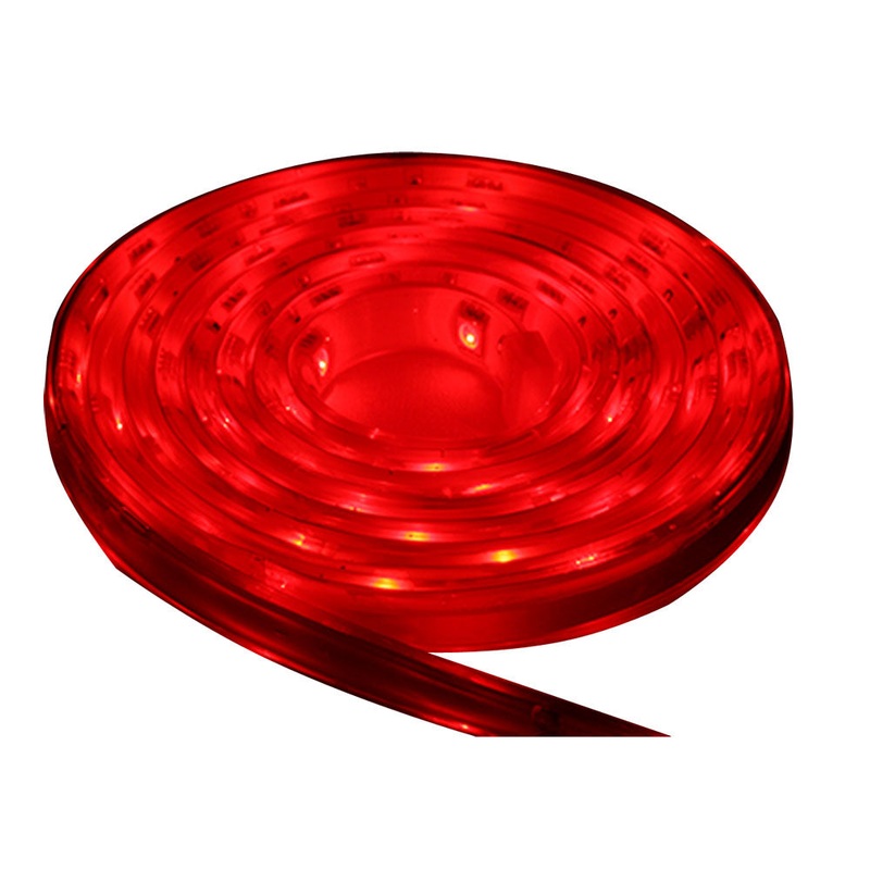 Lunasea Waterproof IP68 LED Strip Lights – Red – 2M [LLB-453R-01-02]