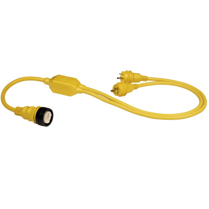 Marinco RY504-2-30 50A Female to 2-30A Male Reverse Y Cable [RY504-2-30]