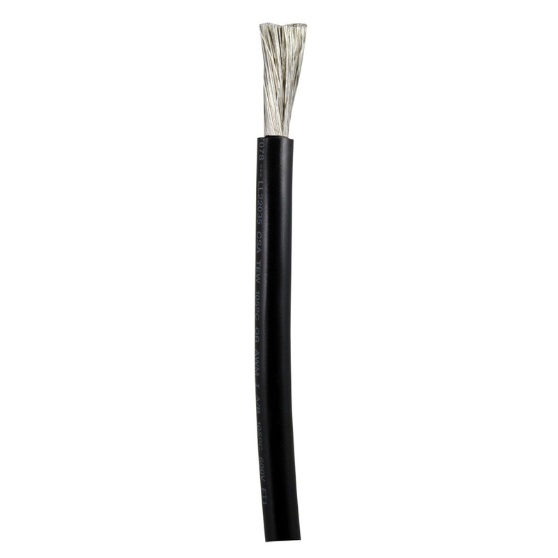 Ancor Black 6 AWG Battery Cable – Sold By The Foot [1120-FT]