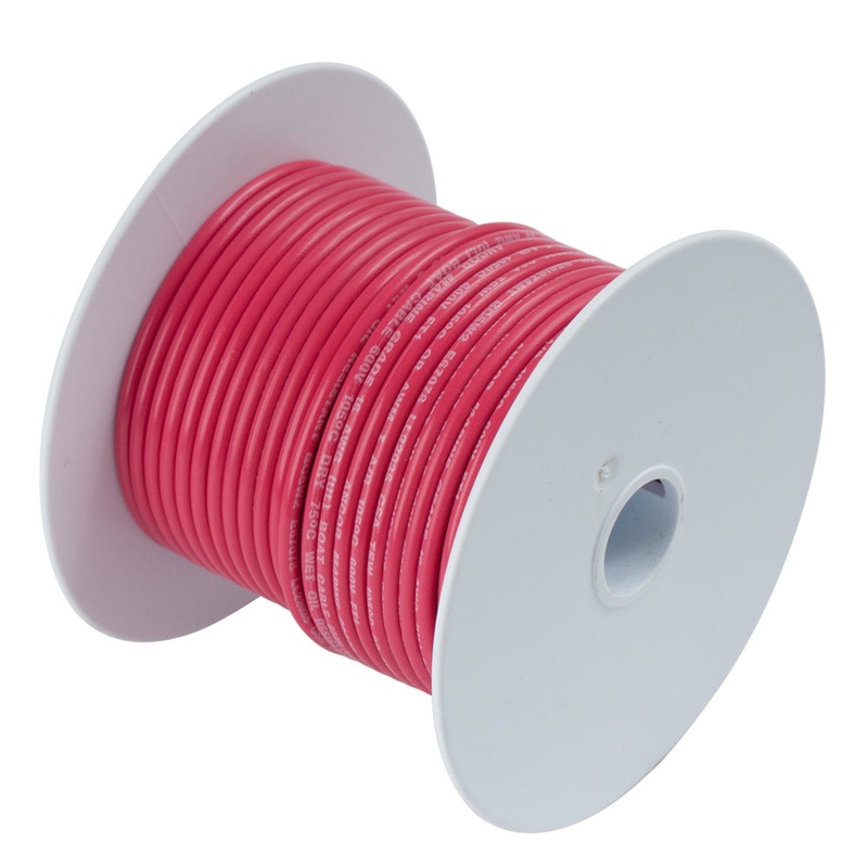 Ancor Red 10 AWG Primary Cable – 100′ [108810]