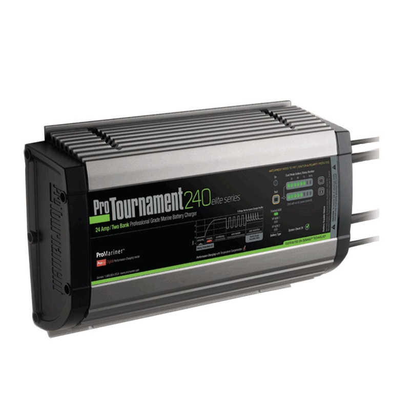 ProMariner ProTournament 240 elite Dual Charger – 24 Amp, 2 Bank [52024]