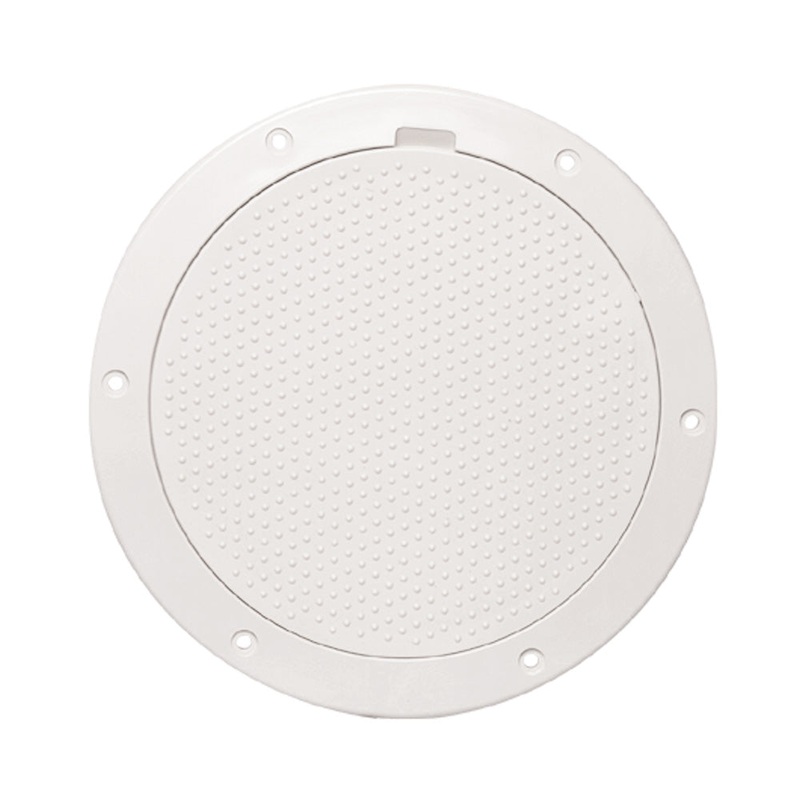 Beckson 6 Non-Skid Pry-Out Deck Plate – White [DP63-W]