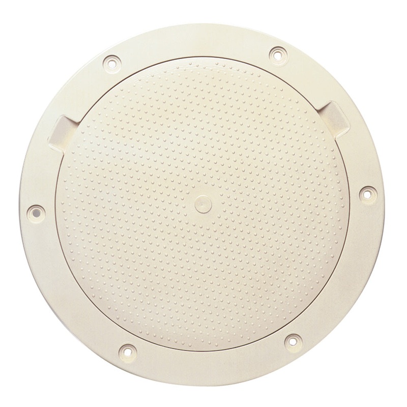 Beckson 8 Non-Skid Pry-Out Deck Plate – Beige [DP83-N]