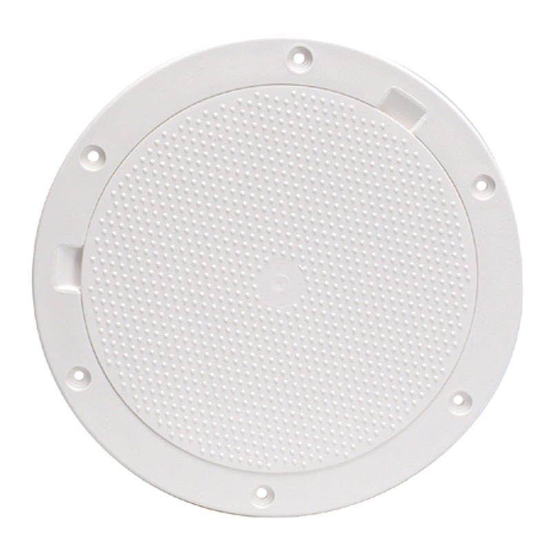Beckson 8 Non-Skid Pry-Out Deck Plate – White [DP83-W]