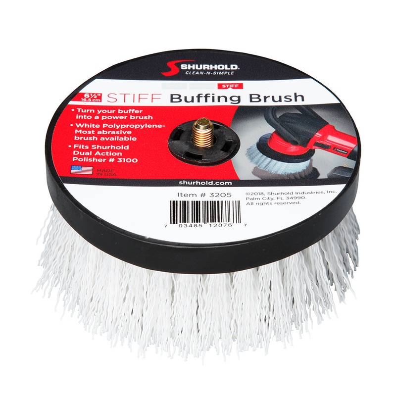 Shurhold 6-1/2 Stiff Brush f/Dual Action Polisher [3205]