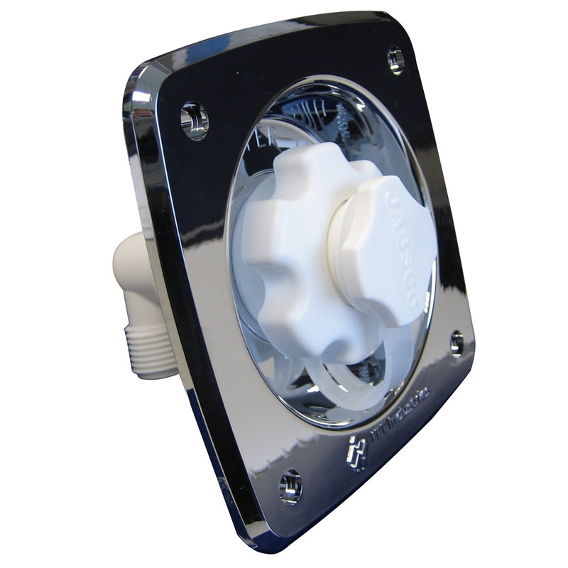 Jabsco Flush Mount Water Pressure Regulator 45psi – Chrome [44411-2045]