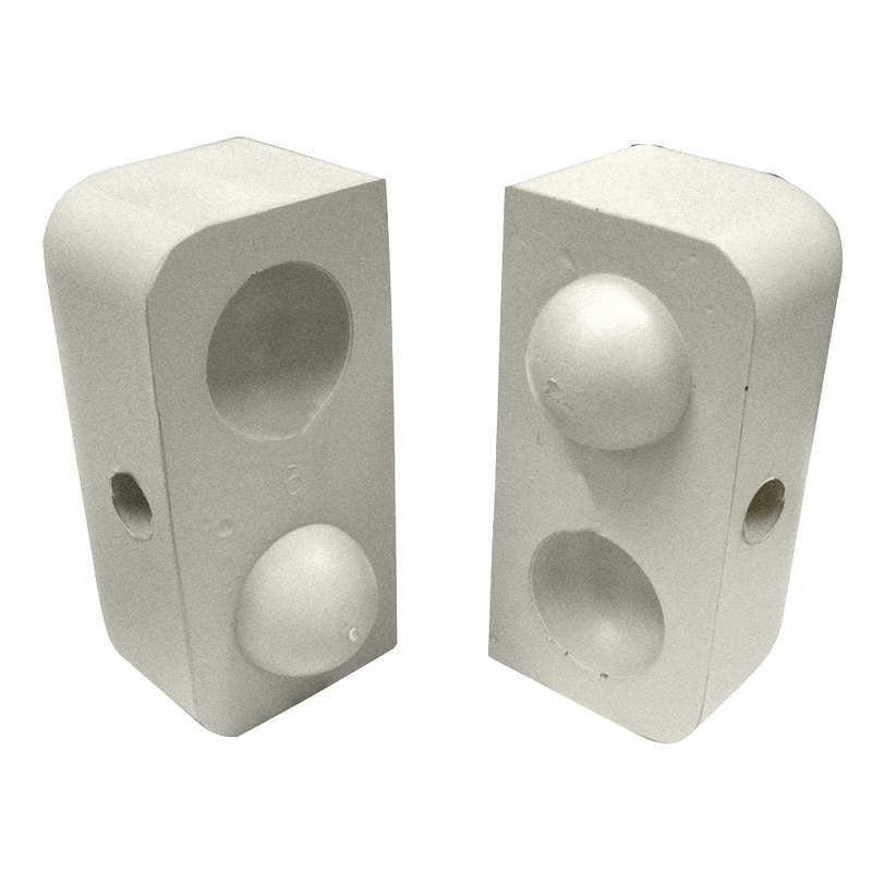 Dock Edge Dockap Premium Foam Profile Large 2 Cap – Putty [1152-F]