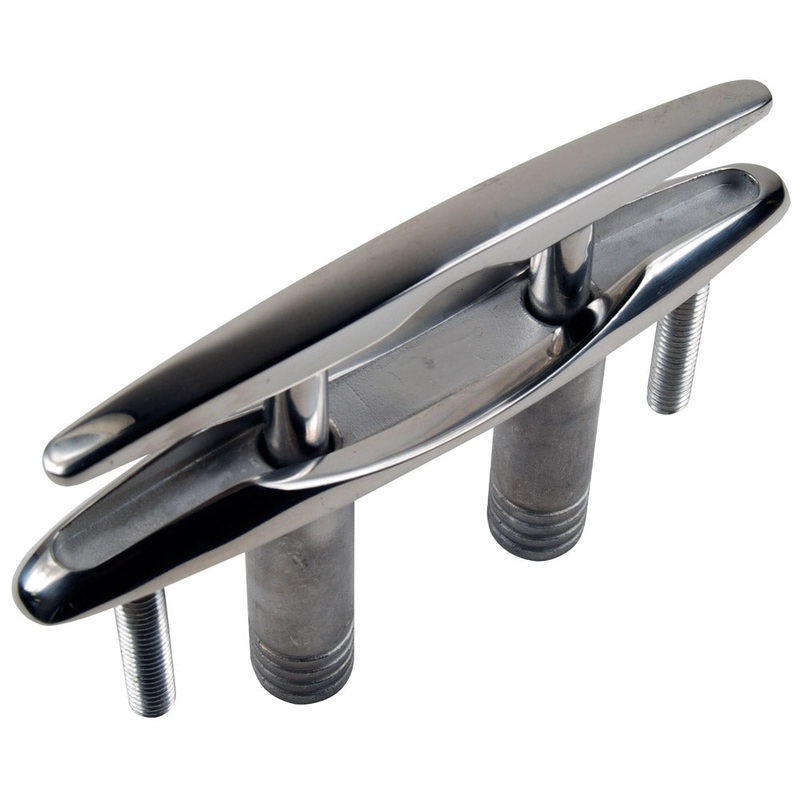 Whitecap Pull Up Stainless Steel Cleat – 8 [6710]