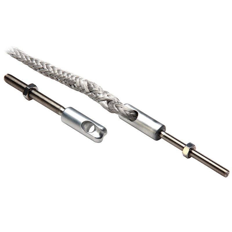 C. Sherman Johnson Splice Eye w/Threded Stud: 1/4-28 x 2-1/2 LH w/Splice Eye [20-61]