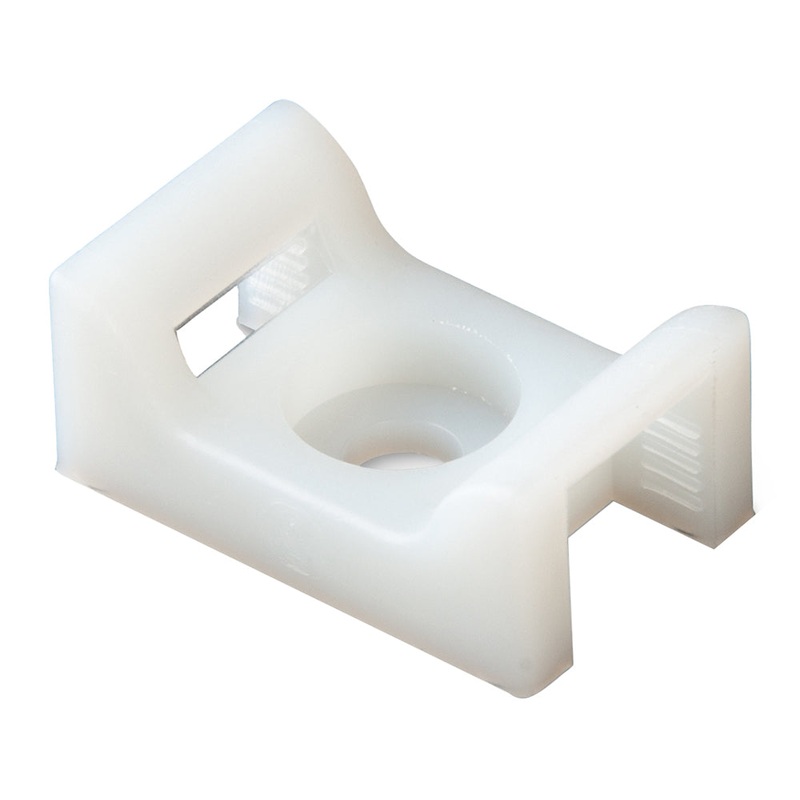 Ancor Cable Tie Mount – Natural – #10 Screw – 25-Piece [199262]