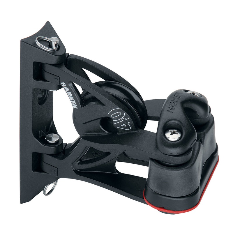 Harken 40mm Pivoting Lead Block – Carbo-Cam Cleat [2157]
