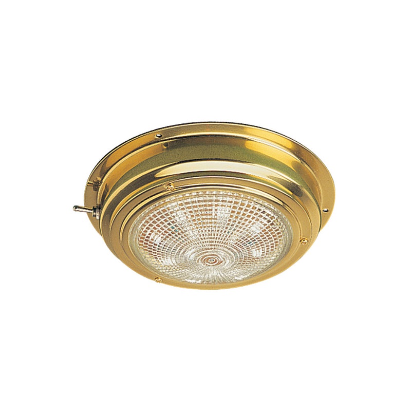 Sea-Dog Brass LED Dome Light – 4 Lens [400198-1]