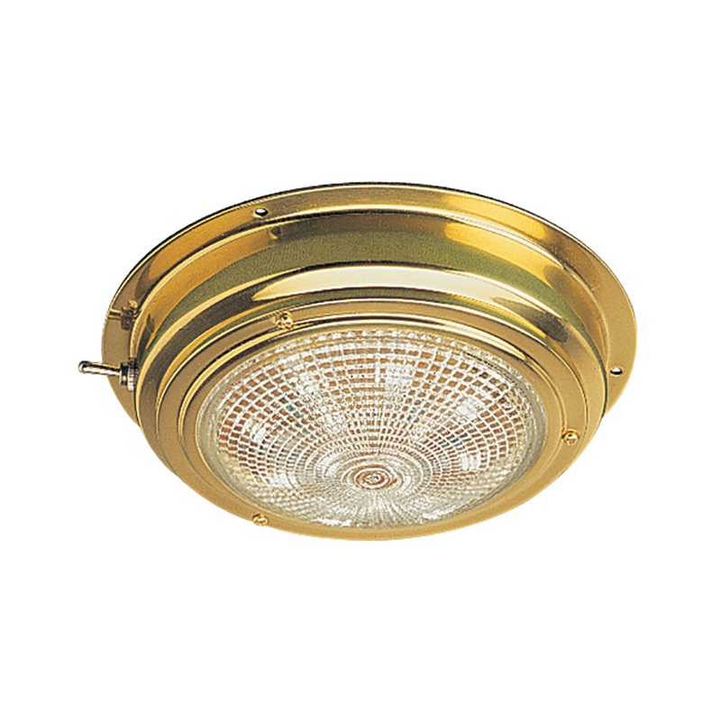 Sea-Dog Brass LED Dome Light – 5 Lens [400208-1]