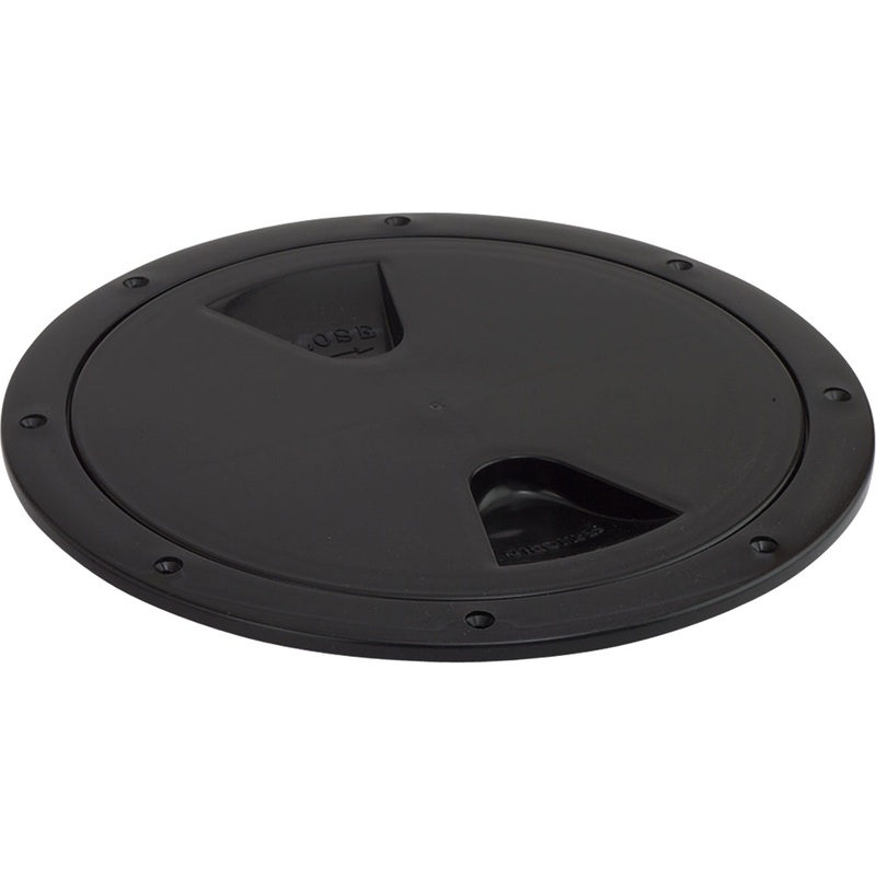 Sea-Dog Screw-Out Deck Plate – Black – 5 [335755-1]