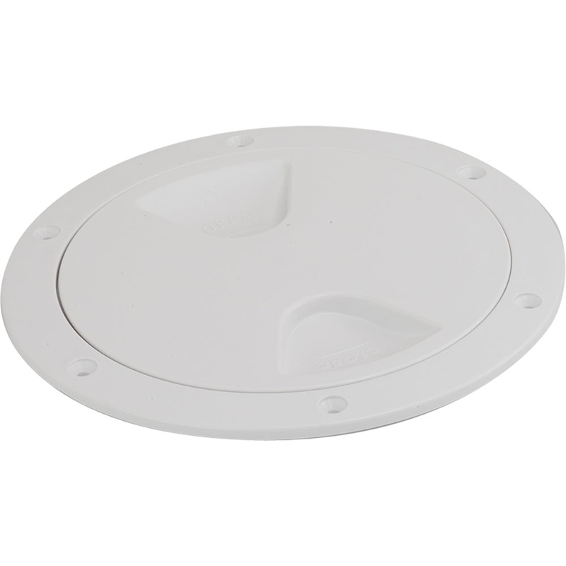Sea-Dog Screw-Out Deck Plate – White – 6 [335760-1]