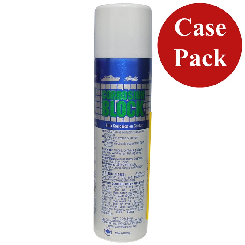 Corrosion Block 12oz Aerosol Can – Non-Hazmat, Non-Flammable  Non-Toxic *Case of 12* [20012CASE]