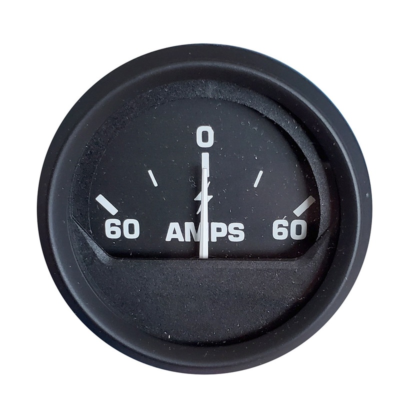 Faria Euro Black 2 Ammeter Gauge (60-0-60 AMP) [12822]