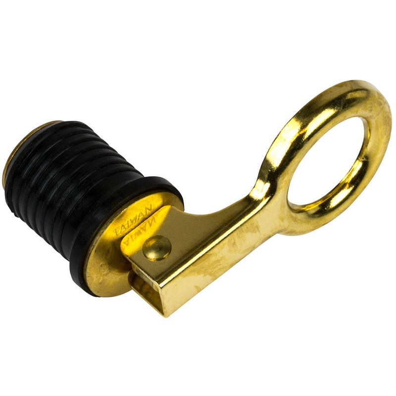 Sea-Dog Brass Snap Handle Drain Plug – 1-1/4 [520072-1]
