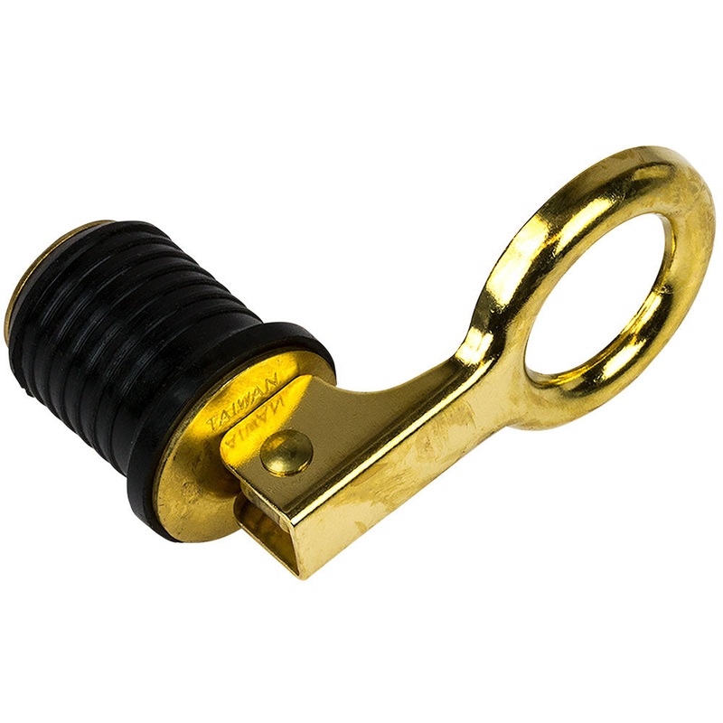 Sea-Dog Brass Snap Handle Drain Plug – 1 [520070-1]