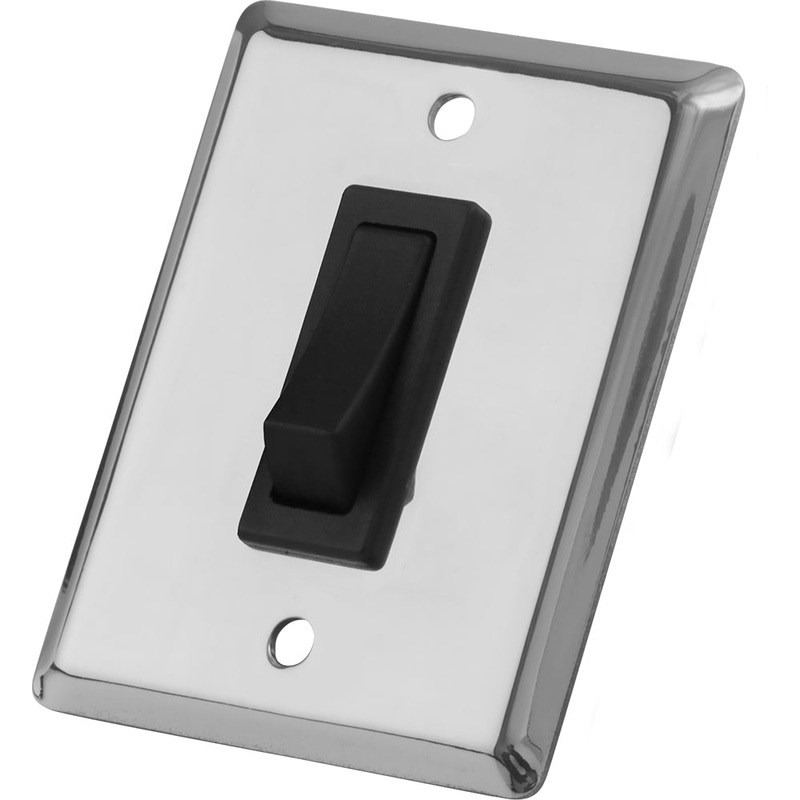 Sea-Dog Single Gang Wall Switch – Stainless Steel [403010-1]