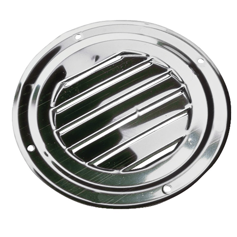 Sea-Dog Stainless Steel Round Louvered Vent – 5 [331425-1]