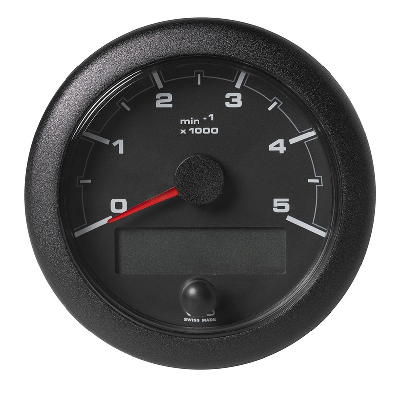 Veratron 3-3/8 (85MM) OceanLink NMEA 2000 Tachometer – 5000 RPM – Black Dial  Bezel [A2C1065720001]