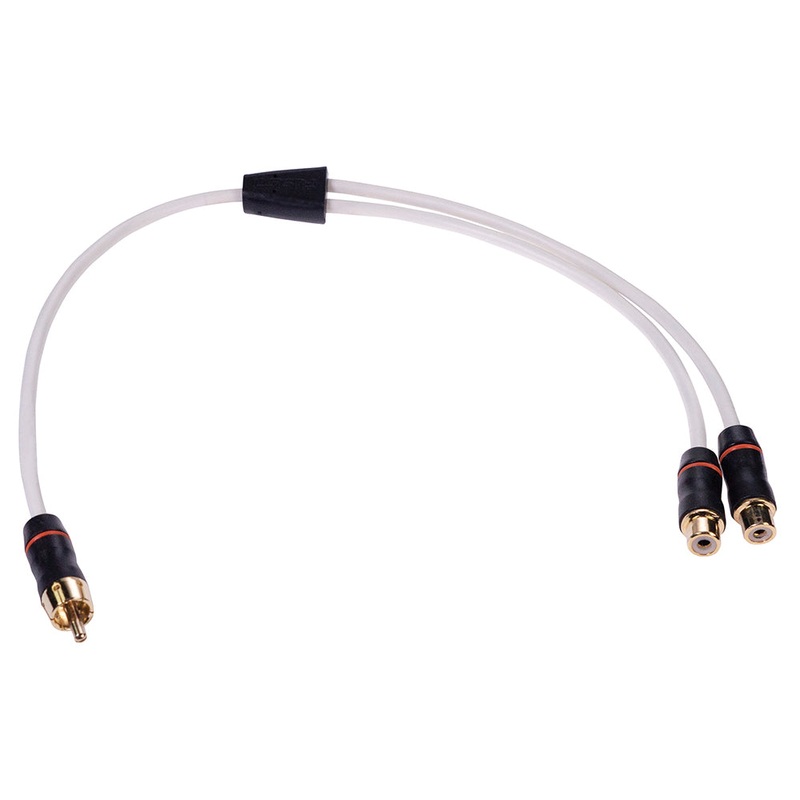 Fusion Performance RCA Cable Splitter – 1 Male to 2 Female – .9 [010-12622-00]