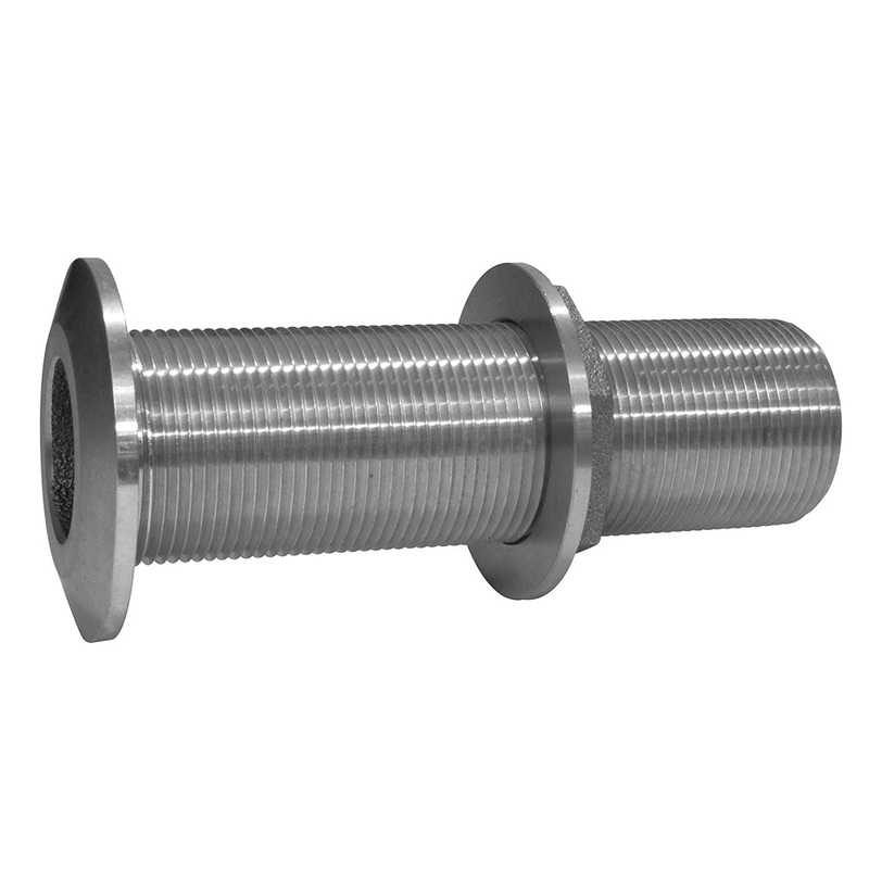 GROCO 2 Stainless Steel Extra Long Thru-Hull Fitting w/Nut [THXL-2000-WS]