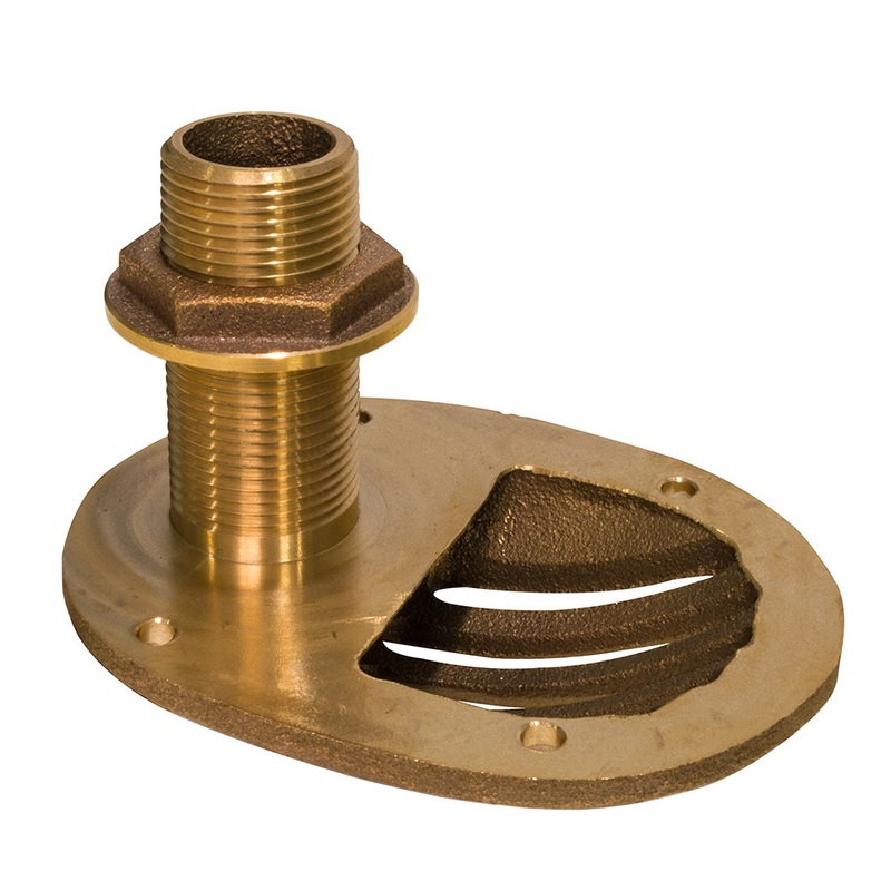 GROCO 3/4 Bronze Combo Scoop Thru-Hull w/Nut [STH-750-W]