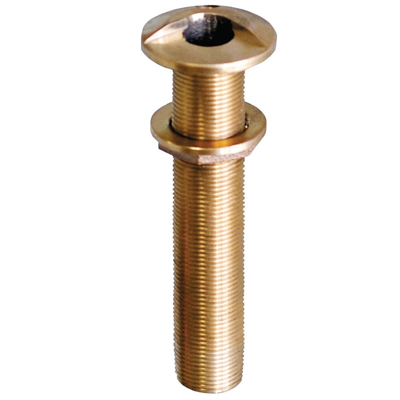 GROCO 3/4 Bronze Extra Long High Speed Thru-Hull Fitting w/Nut [HSTHXL-750-W]
