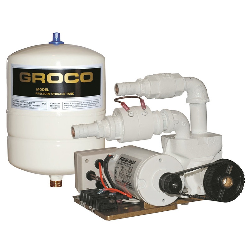 GROCO Paragon Junior 12v Water Pressure System – 1 Gal Tank – 7 GPM [PJR-A 12V]