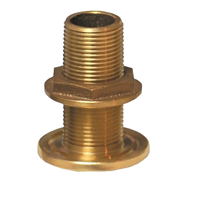 GROCO 1-1/2 NPS NPT Combo Bronze Thru-Hull Fitting w/Nut [TH-1500-W]