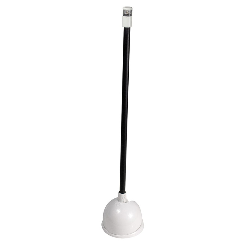 Lumitec Contour Anchor Light – 39 – Black Shaft White Base [101584]