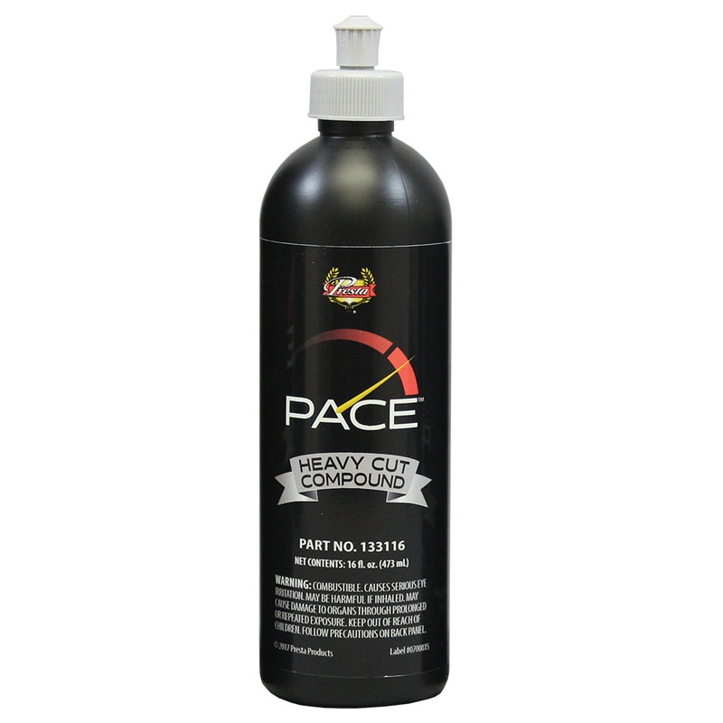 Presta PACE Heavy Cut Compound – 16oz – *Case of 6* [133116CASE]