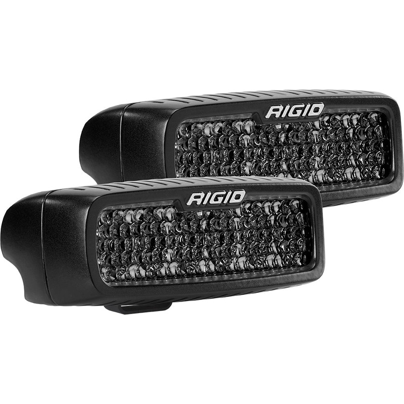 RIGID Industries SR-Q Series PRO Spot Diffused Midnight Surface Mount – Pair [905513BLK]