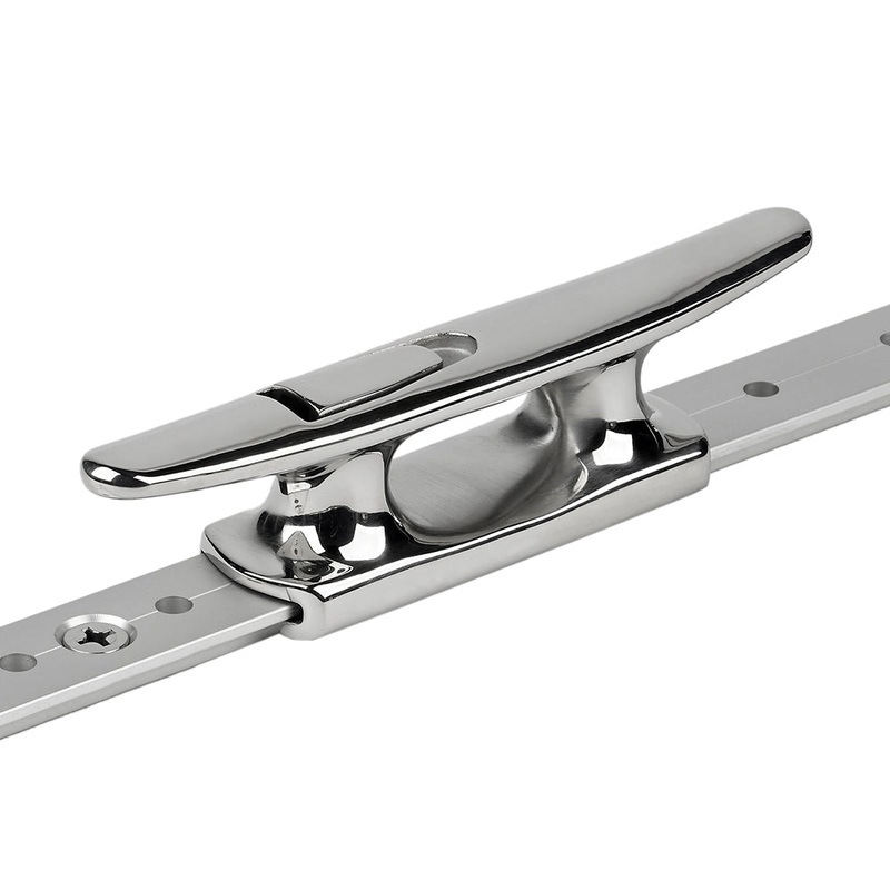 Schaefer Mid-Rail Chock/Cleat Stainless Steel – 1-1/4 [70-75]