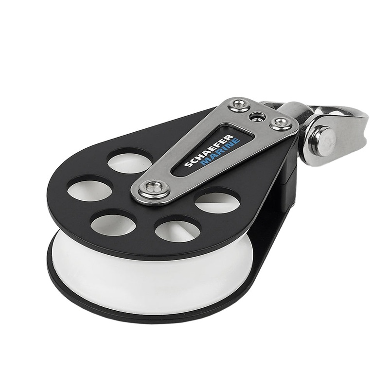 Schaefer Single Aluminum Block – 60mm Sheave [704-05]