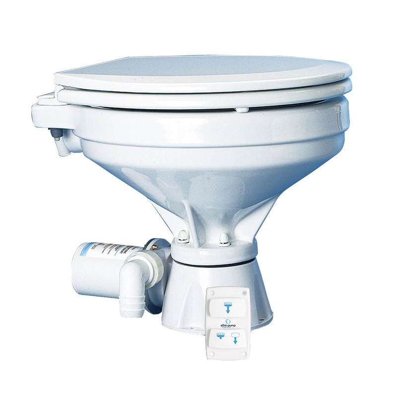Albin Group Marine Toilet Silent Electric Comfort – 12V [07-03-012]