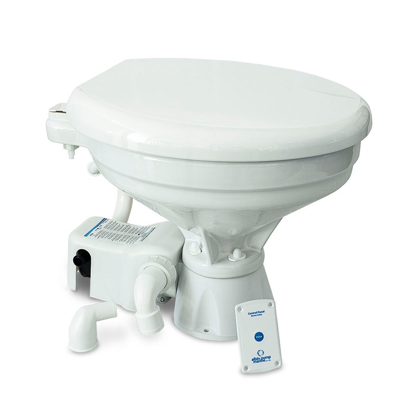 Albin Group Marine Toilet Standard Electric EVO Comfort – 12V [07-02-006]