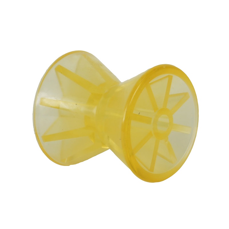 C.E. Smith Bow Roller – Yellow PVC – 4 x 1/2 ID [29543]