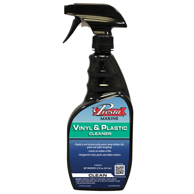 Presta Marine Vinyl  Plastic Cleaner – 22oz – *Case of 12* [166322CASE]
